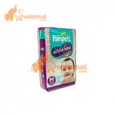 Pampers Diapers Active Baby Medium, 62 U